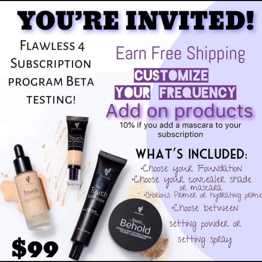 Younique Flawless Four bundle